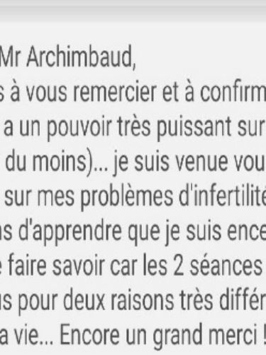Avis Régis Archimbaud