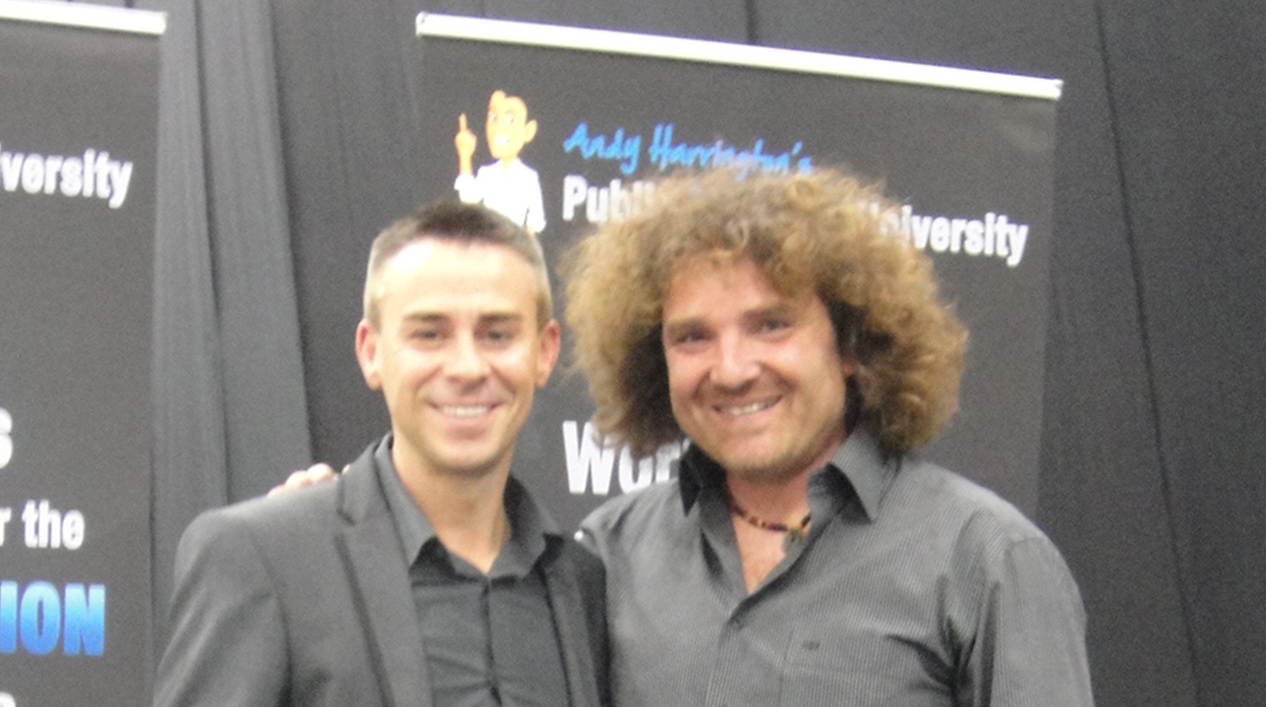 Régis Archimbaud avec Andy Harrington