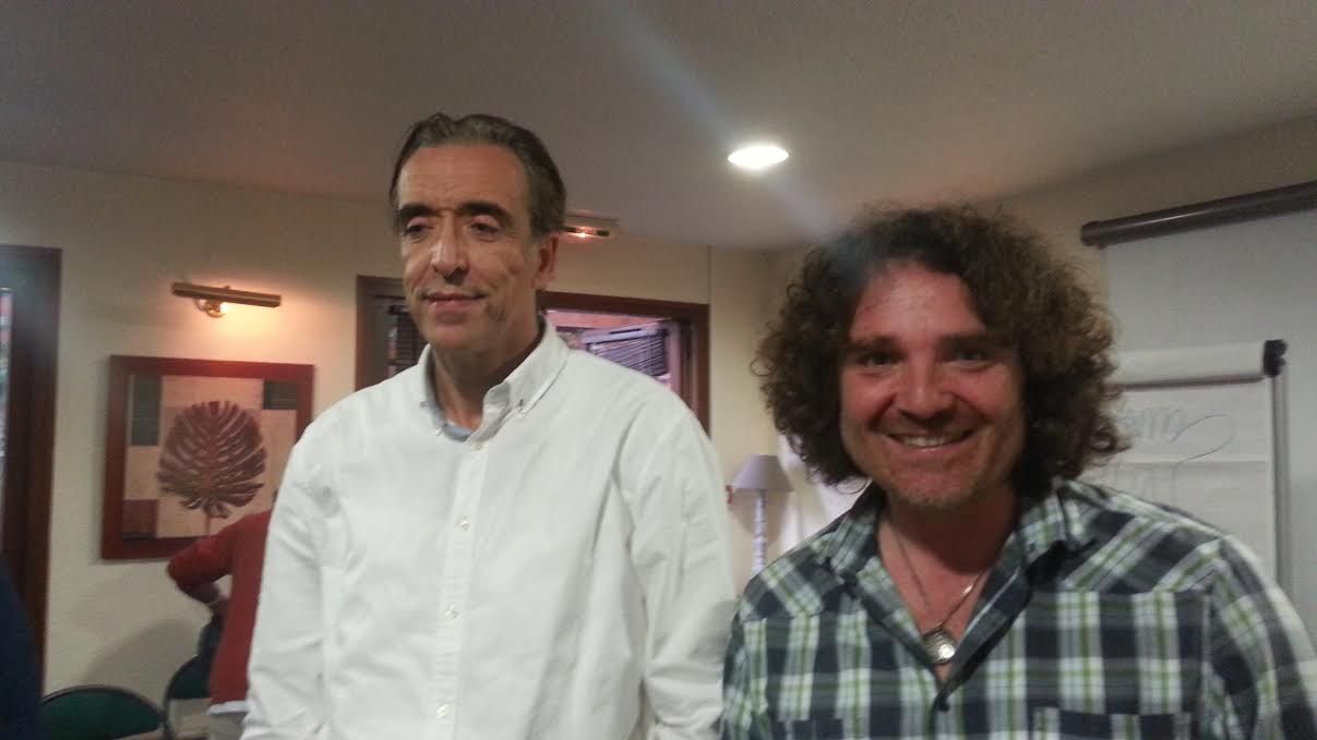Régis Archimbaud avec le Dr Haddad