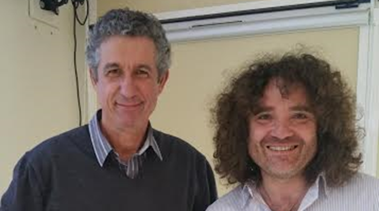 Régis Archimbaud avec le Dr Luc Bodin