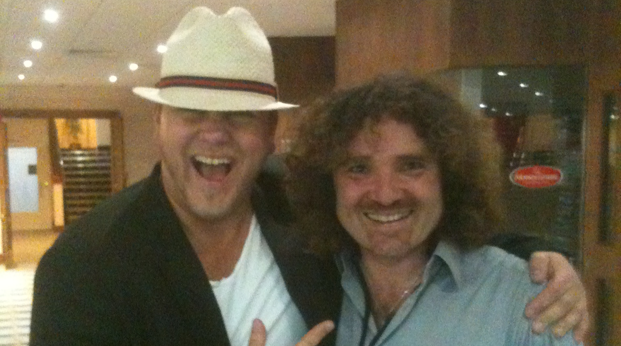 Régis Archimbaud avec James Levers