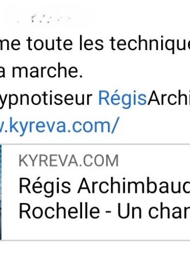 Avis client recommandant Régis Archimbaud et soulignant l’importance de la motivation