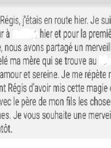 Témoignage d’une cliente : dialogue renoué avec sa mère et sentiment de sérénité