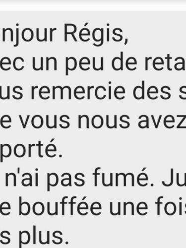 Témoignage client : arrêt du tabac avec une seule bouffée rapportée