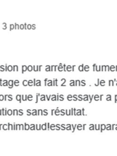 Avis Google : arrêt du tabac maintenu cinq ans après une séance