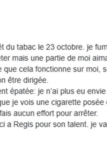 Avis Google : arrêt du tabac sans envie de fumer rapportée après un séminaire
