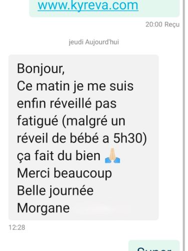 Témoignage d’une cliente : réveil sans fatigue malgré une nuit courte