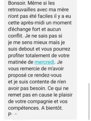 Témoignage client : mieux faire face à une rencontre familiale difficile et souhaiter poursuivre les séances