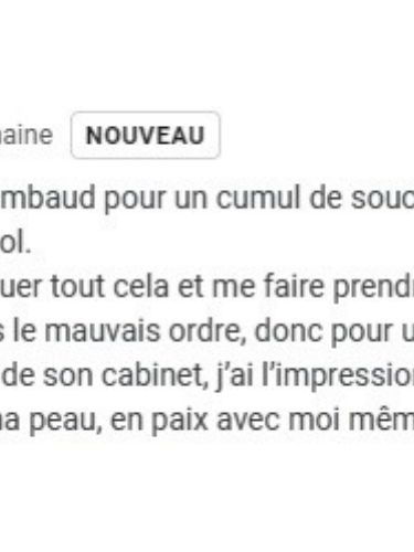 Avis Google : prises de conscience face à des difficultés professionnelles, personnelles et familiales